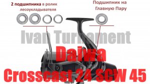 Daiwa Crosscast 24 SCW QD - ТЮНИНГ / АПГРЕЙД