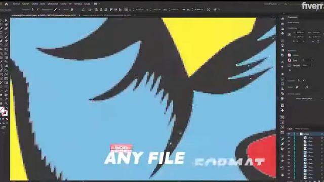 Vector tracing, convert your low res image to ai, eps, pdf, svg - Best Vector Tracing service смотреть онлайн