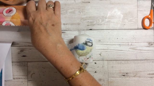 DIY Decorate Candles With Paper Napkins - simple & easy technique смотреть онлайн