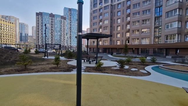 Закрытый двор в ЖК 