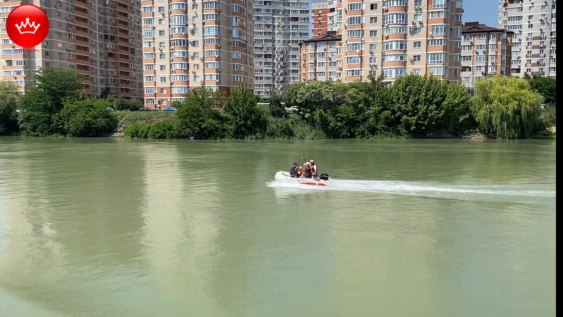 Прогулка по реке Кубань Краснодар. смотреть онлайн