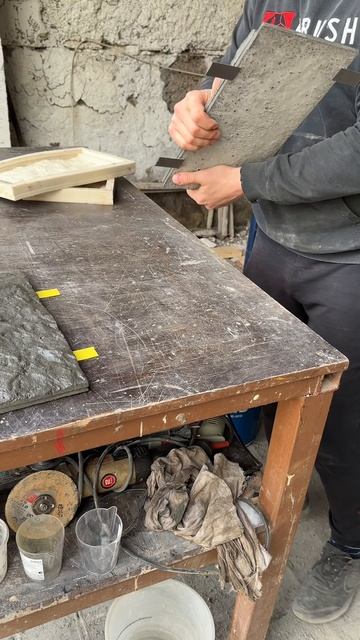 Силиконовая форма для фасадной панели "6050 Камень 36х18" смотреть онлайн