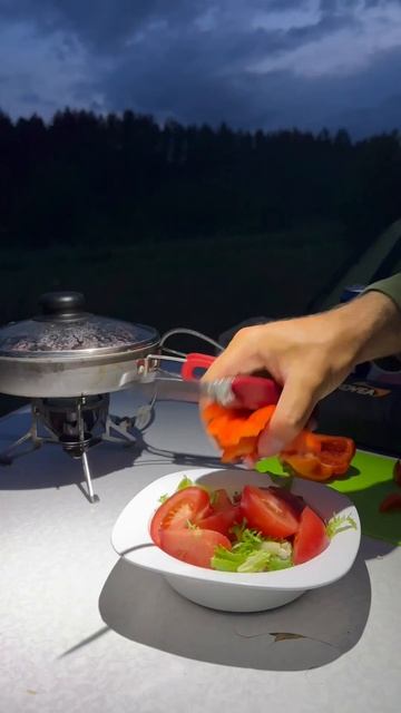 Не только рыба ест! #рыбалка #природа #кемпинг смотреть онлайн