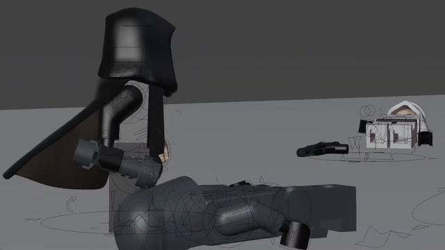 Lego Star Wars Viewport Render Blender смотреть онлайн