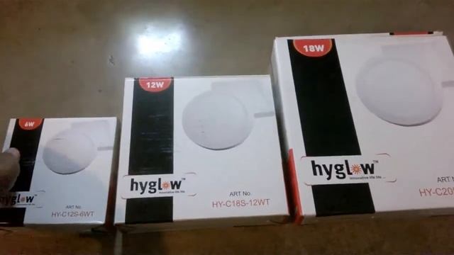 Hyglow surface LED square ceiling light | 6w VS12w VS 18w brightness comparison смотреть онлайн