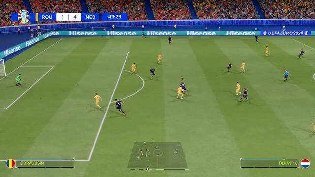 ROMANIA 2 - 4 NETHERLANDS , UEFA EURO 2024 / EA SPORTS FC 24 смотреть онлайн