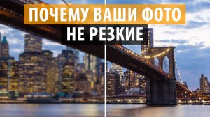 3 Причины нерезких фотографий, или как избежать размытых снимков
