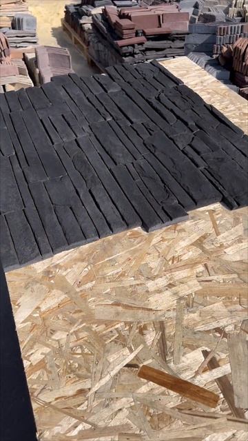 черный облицовочный камень Петра 20-90