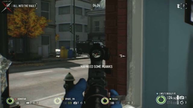 Payday 2 - Ограбление банка - Bank Heist Cash (Overkill) смотреть онлайн