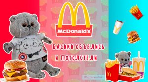 БАСИКИ ОБЪЕЛИСЬ В МАКДОНАЛЬДСЕ И ПОТОЛСТЕЛИ 😋😜😨 ШОК КОТИК БАСИК ПОТОЛСТЕЛ