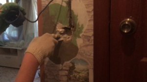 подрозетники, замешивание алебастра