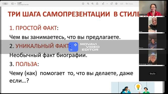 МАСТЕР-КЛАСС ЕЛЕНЫ ВЕЛИКОЙ ПО САМОПРЕЗЕНТАЦИИ И ПУБЛИЧНЫМ ВЫСТУПЛЕНИЯМ