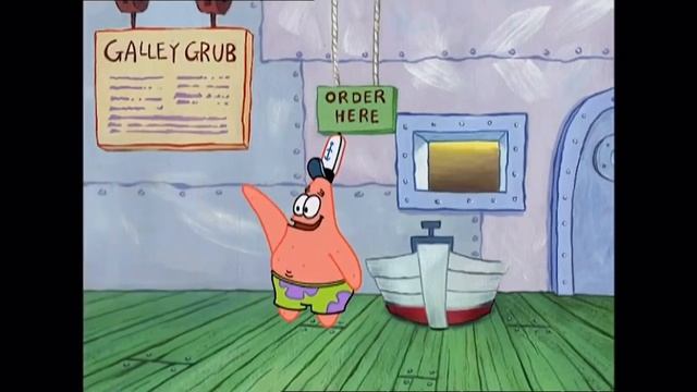 Патрик в красти краб смотреть онлайн