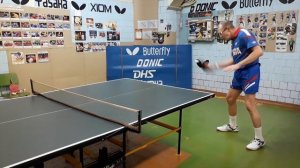 Форхенд Топспин с Return Board. Настольный  Теннис