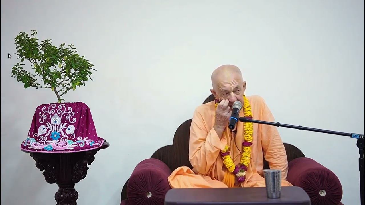 БВВ Нрисимха Махараджа, Послание к молодёжи Индии, Аттапур, 17 07 2022  Про уважение к саньяси