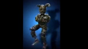 Спрингтрап танцует под песню.