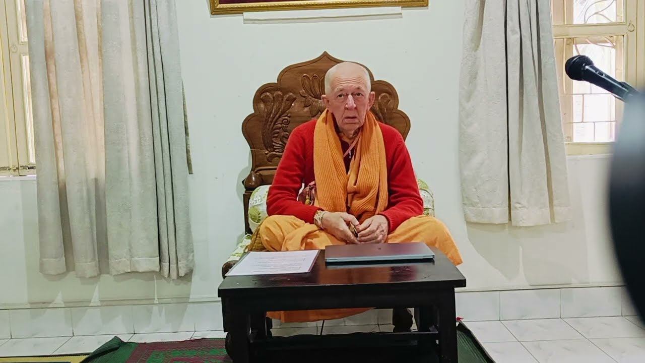 22.01.2025 - ШБ 3.2.1-2 - Лекция в Чайтанья-бхаване для студентов курса Бхакти-шастры - Маяпур