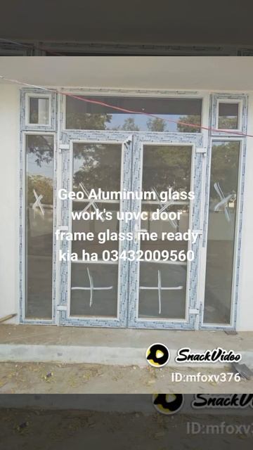 Assalam o Alykum Geo Aluminum glass work's upvc door ready kia ha order now 03432009560 смотреть онлайн