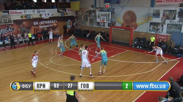 Відео матчу. Кривбас - Говерла - 93:55 смотреть онлайн