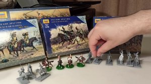 Солдатики! Русские драгуны и Французские драгуны 1812-1814