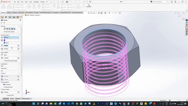 AAM_004- SWING VALVE- Part - 05 - BOLT, NUT, RETAINER RING CLAMP |SOLIWORKS TUTORIAL| смотреть онлайн
