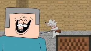 Мультик Майнкрафт для детей - Стив и Собака Мульт Анимация включи Майнкрафт Приколы