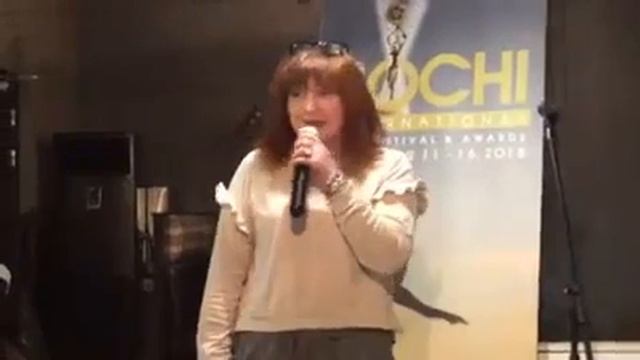 Екатерина Семёнова на творческом вечере Ларисы Лужиной в рамках III кинофестиваля SIFFA 15.12.2018