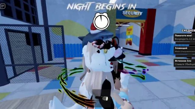 Всем привет киси!🤗 С вами Котик Снежок ⛄ игра: Survive the Slasher! Всех лавки🥺💗