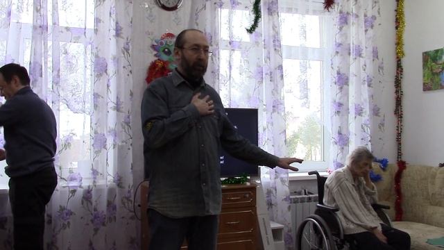 В собрании пожилых людей п.Конар, Чувашия 2023.12.23 5/7 ч. #АрхиепископСергейЖуравлев #ЖиваяЦерков