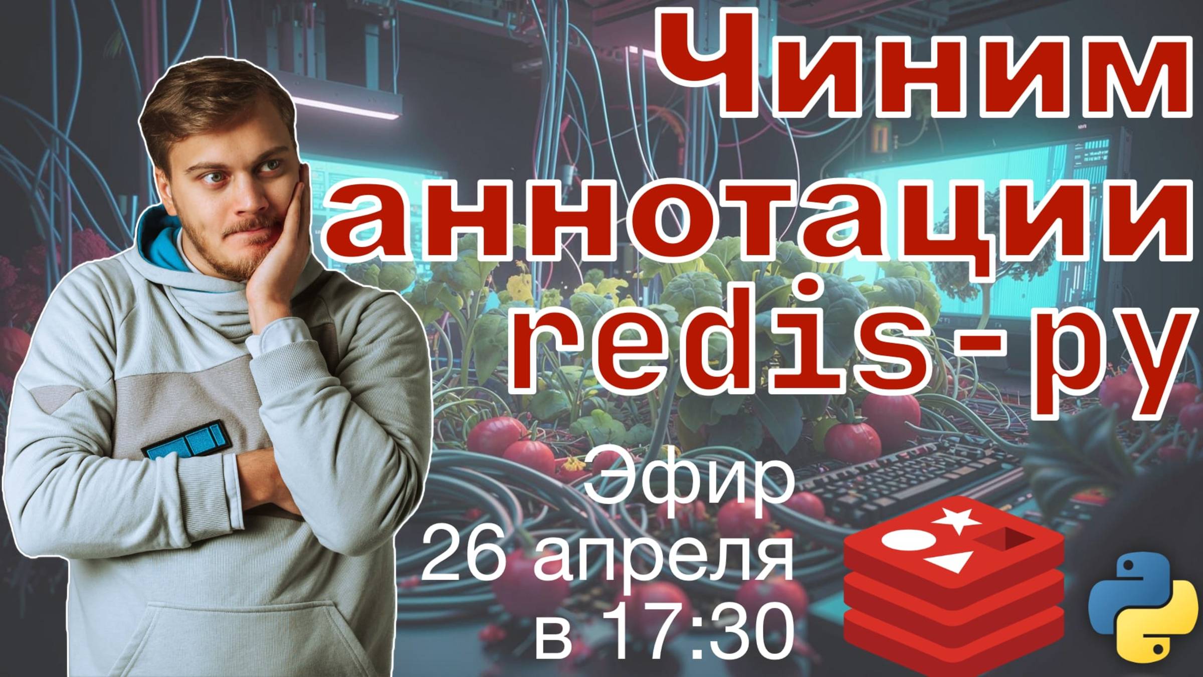 Чиним аннотации redis-py смотреть онлайн