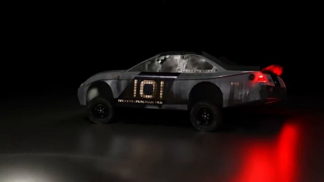Car rig render test in Blender смотреть онлайн