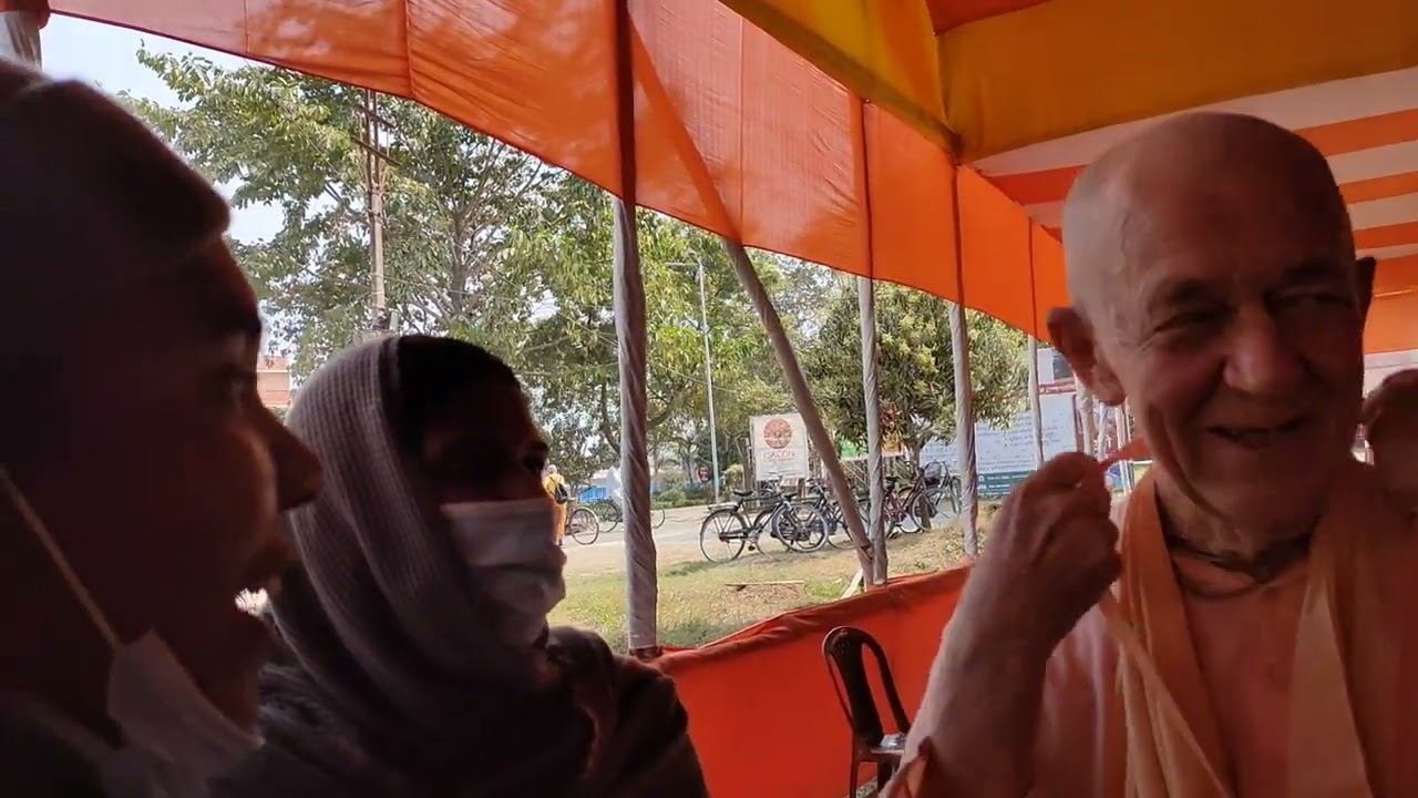 15.02.2023 - Беседа после лекции - Шравана Утсава, день 3 - Маяпур