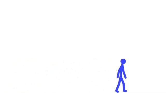 Стикман идёт анимация - stickman animation. смотреть онлайн