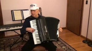 Утомленное солнце на аккордеоне