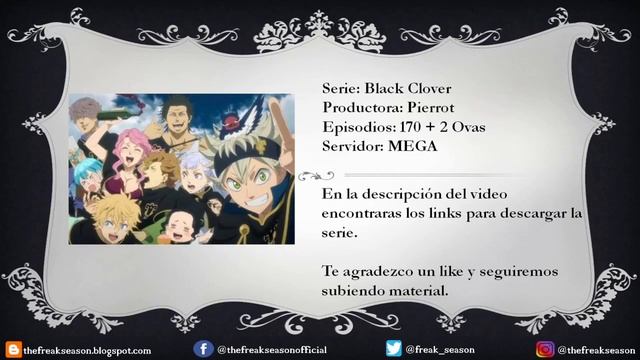 Black Clover - Sub Español - 170/170 + 2 Ovas
