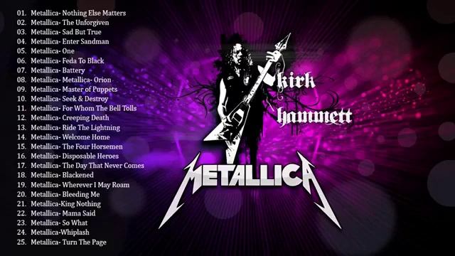 Полный альбом Metallica Greatest Hits 2022  Лучшие песни Metallica Playlist