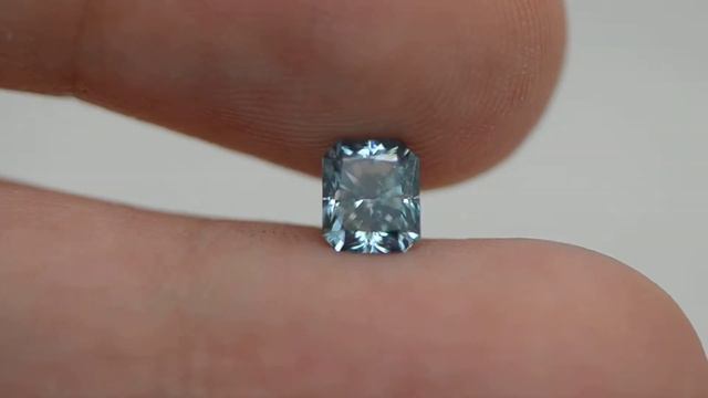 P-2779-600 - Radiant Cut 0.90 Carat Fancy Vivid Blue Color VS2 Natural Loose Diamond смотреть онлайн