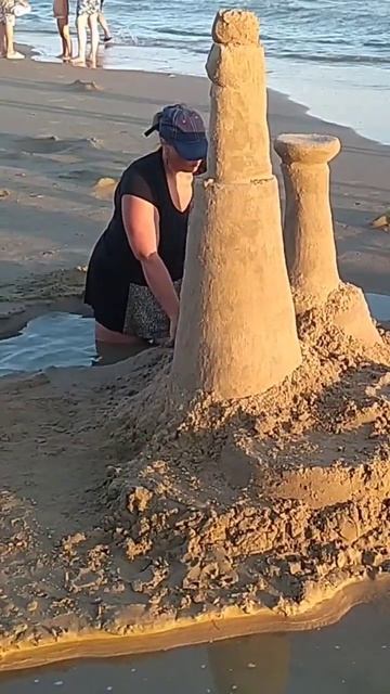 ☀️Анапа🌅 Джемете 🏖️Закат на море🌊 Скульптура из песка🏝️Июль 2023⛱️ смотреть онлайн
