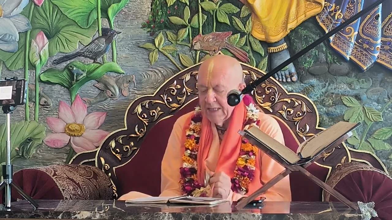 08.10.2023 - "Арунодайя" и утренняя лекция по ШБ 1.12.22 - Владивосток, Новый Джаганнатха Пури