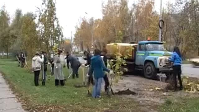 В Димитровграде дан старт акции "Посади свое дерево" смотреть онлайн