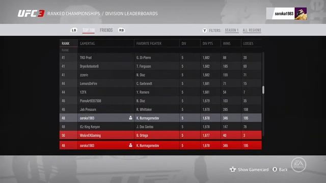 UFC 3 soroka ranked 50 in the world смотреть онлайн