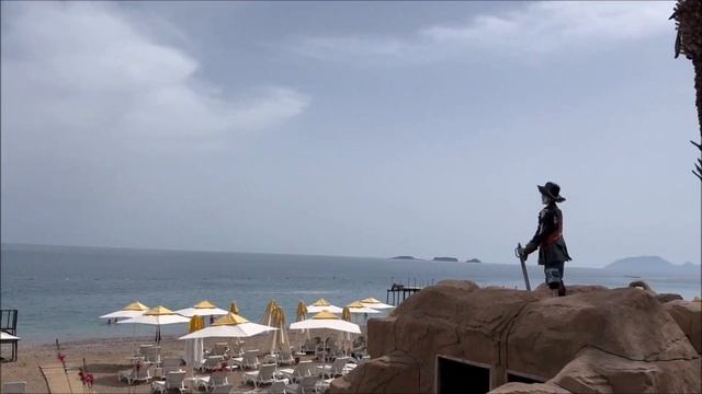 Территория, бассейны, пляж отеля Pirate's Beach Club 5*. Апрель, 2024 г.