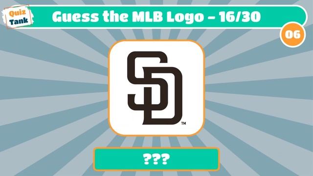 Guess the Major League Baseball Team logo | MLB Logo Quiz | How many do you know? | Quiz Tank смотреть онлайн