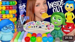 ASMR MUKBANG, десерт «Наизнанку», конфета Kohakutou с эффектом памяти, шоколад для моделирования, же