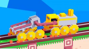 Эволюция машинок - поездов в Fancade !