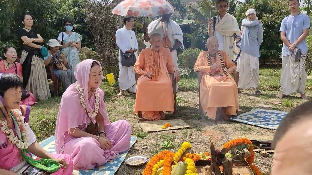 24.03.2024  - Инициация, ягья - Маяпурский Институт