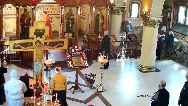 Божественная литургия, заупокойная лития. 26.04.2025 в 9-00. смотреть онлайн