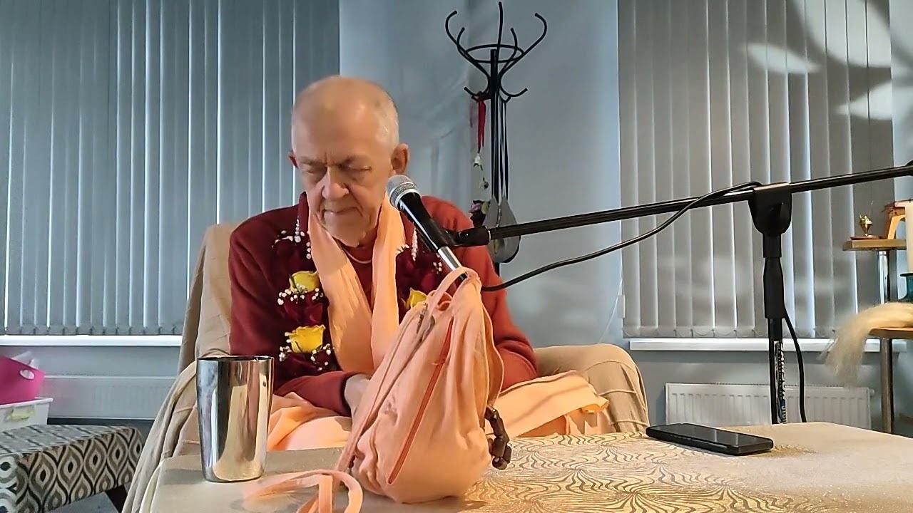 01.10.2023 - Бхаджан "Арунодайя" и утренняя лекция по ШБ 3.25.25 - Южно-Сахалинск