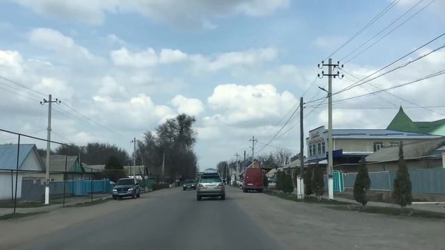 Дороги в Мерке (Меркі). Жамбыльская область. Казахстан