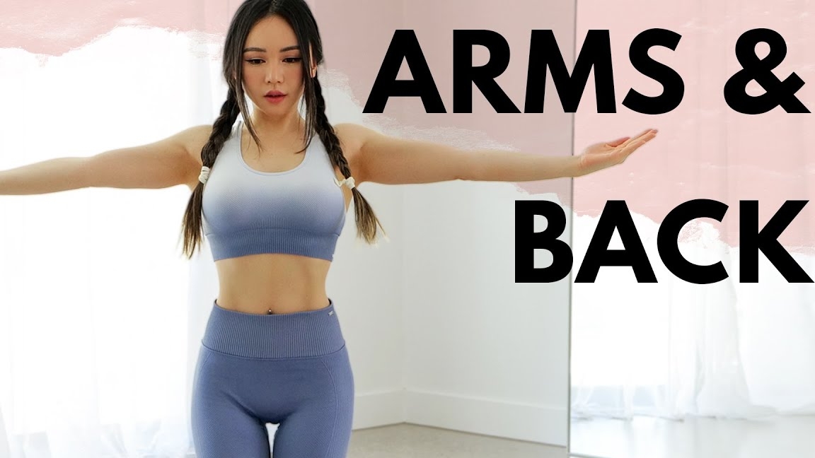 Тренировка на руки & ноги от Chloe Ting|| 10 минутная